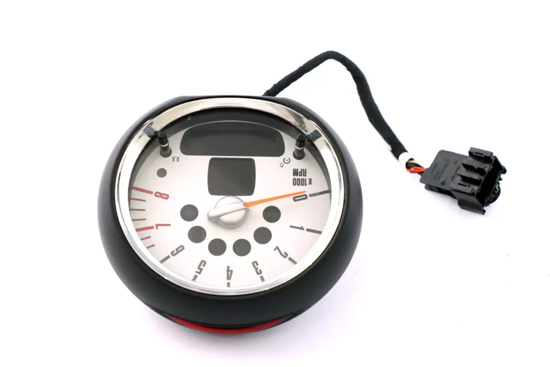 Indicatore Tachimetro Revolution Counter Cromato per Mini Cooper R56 R57 R59 con numero di parte 9275564 Mini Cooper R56 R57 R59 Indicatore Tachimetro Revolution Counter Cromato - SKU 9232444 - Numero di parte 9275564