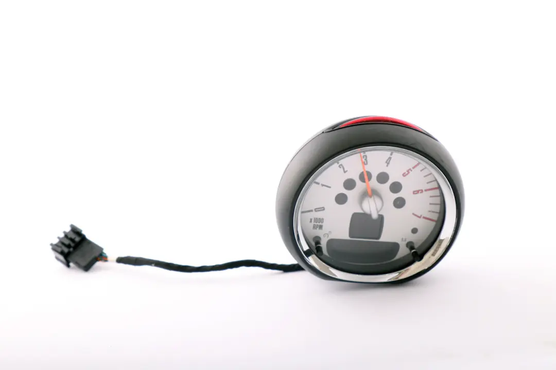Tachometer Gauge Revolution Counter Chrome to Mini Cooper D R56 R57 with Part number 9325823 Mini Cooper D R56 R57 Tachometer Gauge Revolution Counter Chrome - SKU 9232446 - Part number 9325823