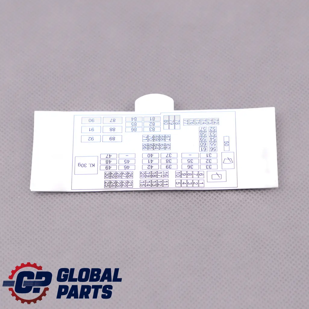 Map Fuse Grouping BMW 1 3 Series E81 E82 E87 E88 E90 E92 E93 LCI M3 - SKU 9232904 - Part number 9232904