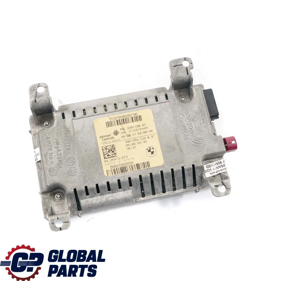 Central Information Display Monitor für Mini R55 R56 LCI R60 R61 mit Teilenummer 9233620 Mini R55 R56 LCI R60 R61 Central Information Display Monitor - SKU 9233620 - Teilenummer 9233620