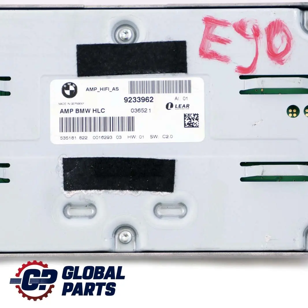 Verstärker Hifi-System für BMW 3 er E90 E90N LCI mit Teilenummer 9233962 BMW 3 er E90 E90N LCI Verstärker Hifi-System - SKU 9233962 - Teilenummer 9233962