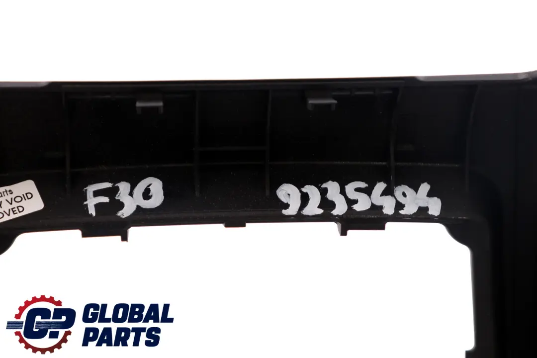 BMW 3 4 F30 F31 F32 Capot Console Centrale Arriere Noir - SKU 9235494 - Numéro de pièce 9218908