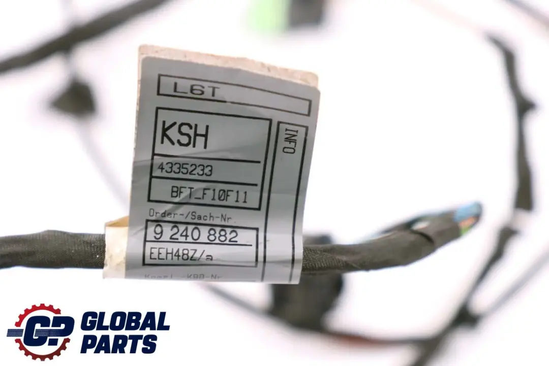 Faisceau de cables cote passager pour BMW F10 F11 à propos du numéro de pièce 9240882 BMW F10 F11 Faisceau de cables cote passager - SKU 9237085 - Numéro de pièce 9240882