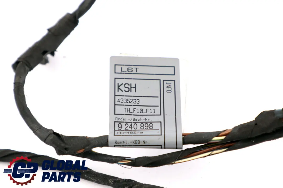Arn?s De cableado De La puerta trasera Loom 9240898 para BMW F10 F11 con número de pieza 9237088 BMW F10 F11 Arn?s De cableado De La puerta trasera Loom 9240898 - SKU 9237088 - Número de pieza 9237088