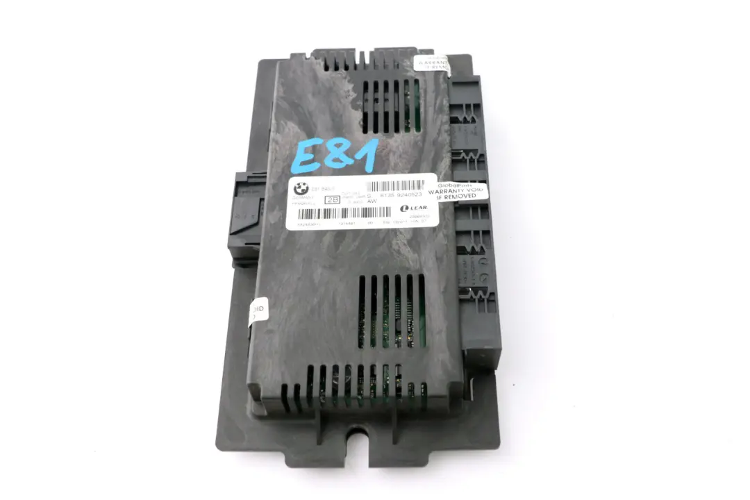 BMW 1 er E81 Fußraummodul Lichtmodul Steuergerät ECU BASIS PL2 FRM3R - SKU 9240523 - Teilenummer 9240523