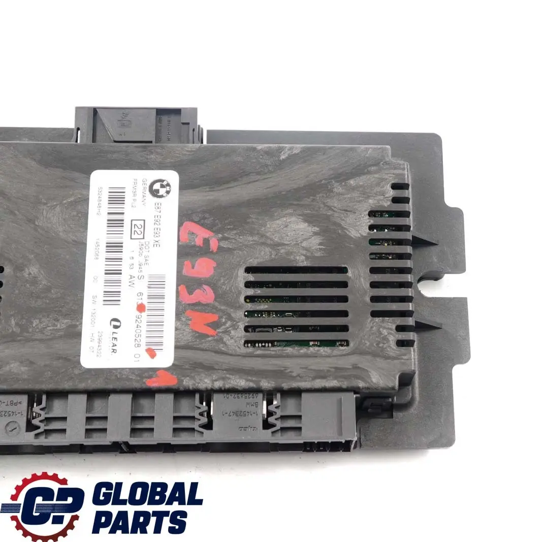 Footwell Xenon Light Control Module Lear FRM3R PL2 to BMW 3 Series E93 LCI with Part number 9240528 BMW 3 Series E93 LCI Footwell Xenon Light Control Module Lear FRM3R PL2 - SKU 9240528-1 - Part number 9240528