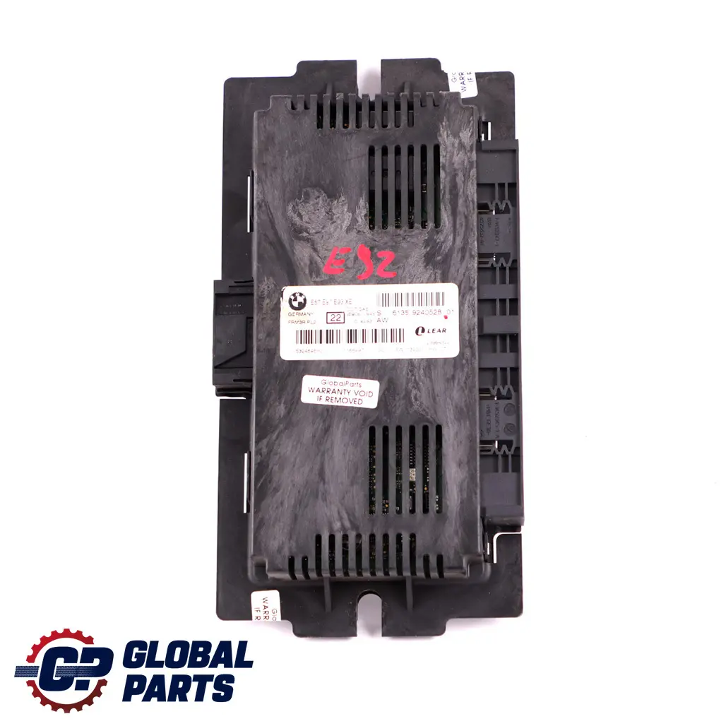 BMW E92 Footwell Xenon Luz Módulo De Control Lear FRM3R PL2 9240528