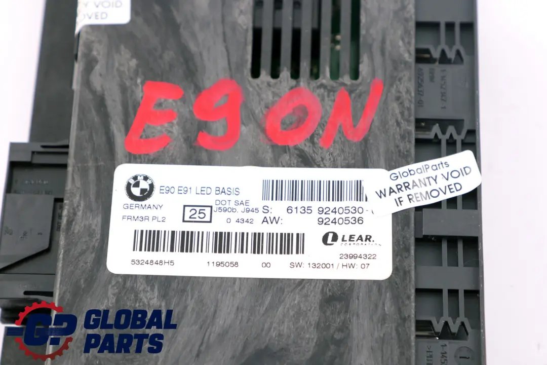 Furaum Kontroll Modul Appareil Commande pour BMW E90 LCI à propos du numéro de pièce 9240530 BMW E90 LCI Furaum Kontroll Modul Appareil Commande - SKU 9240530 - Numéro de pièce 9240530