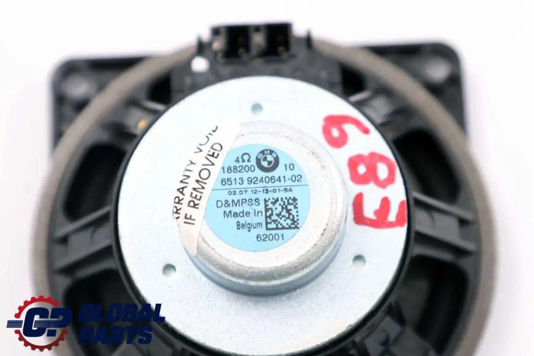 HiFi Ton Lautsprecher Einheit für BMW Z4 E89 F30 F07 GT F01 mit Teilenummer 9240641 BMW Z4 E89 F30 F07 GT F01 HiFi Ton Lautsprecher Einheit - SKU 9240641 - Teilenummer 9240641