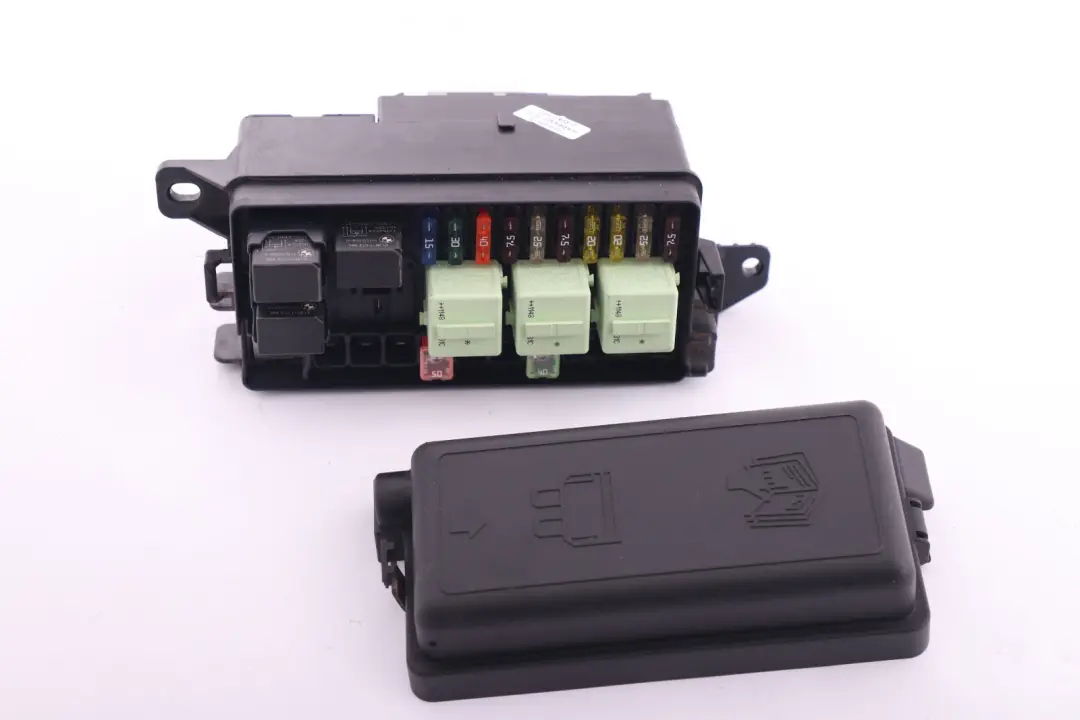 Electrical System Fuse Distribution Box to Mini Cooper R55 R56 LCI R60 with Part number 9240943 Mini Cooper R55 R56 LCI R60 Electrical System Fuse Distribution Box - SKU 9240943 - Part number 9240943