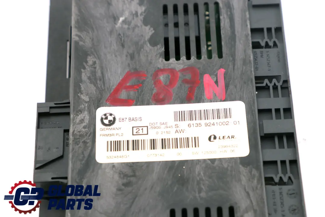 BMW E87 LCI Module de Lumiere Base Lcm Espace au Sol PL2 Frm II - SKU 9241002 - Numéro de pièce 9241002
