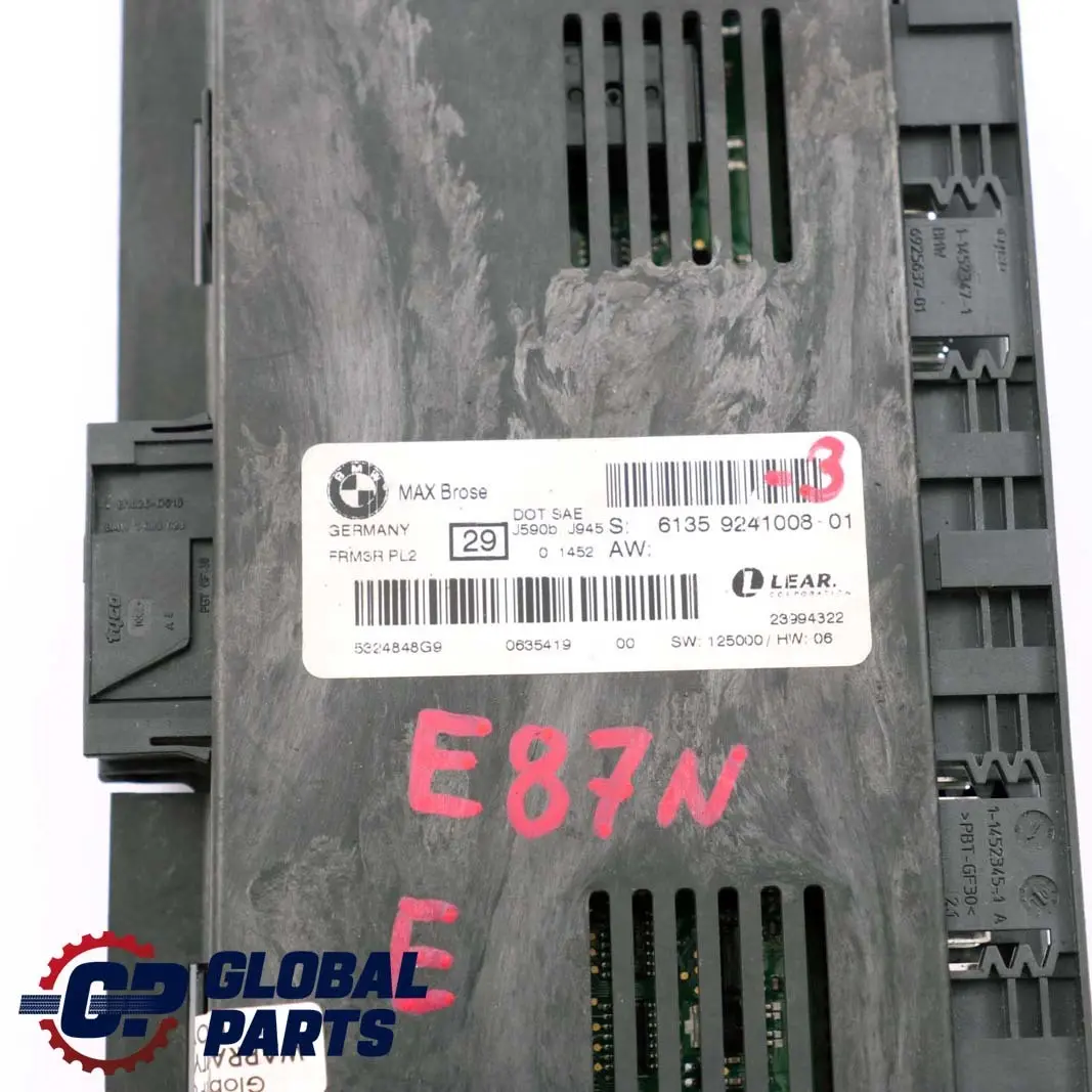 Brose Footwell Light Module Control Unit ECU FRM3R BMW 1 E87 LCI Max - SKU 9241008-3 - Part number 9241008