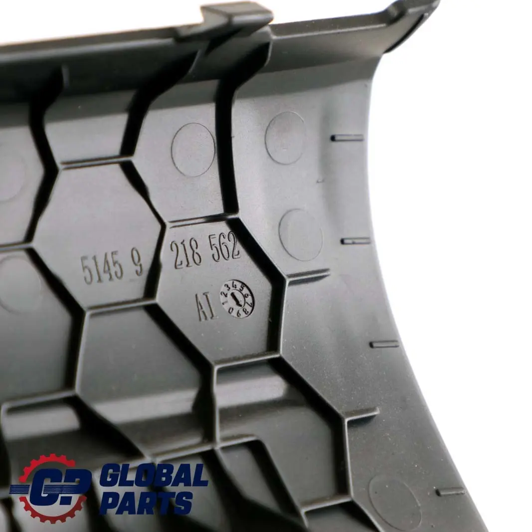 BMW 3 4 F30 F31 F32 1 Cache Tableau de Bord Panneau Centerstack Bas Noir - SKU 9241181-1 - Numéro de pièce 9218562
