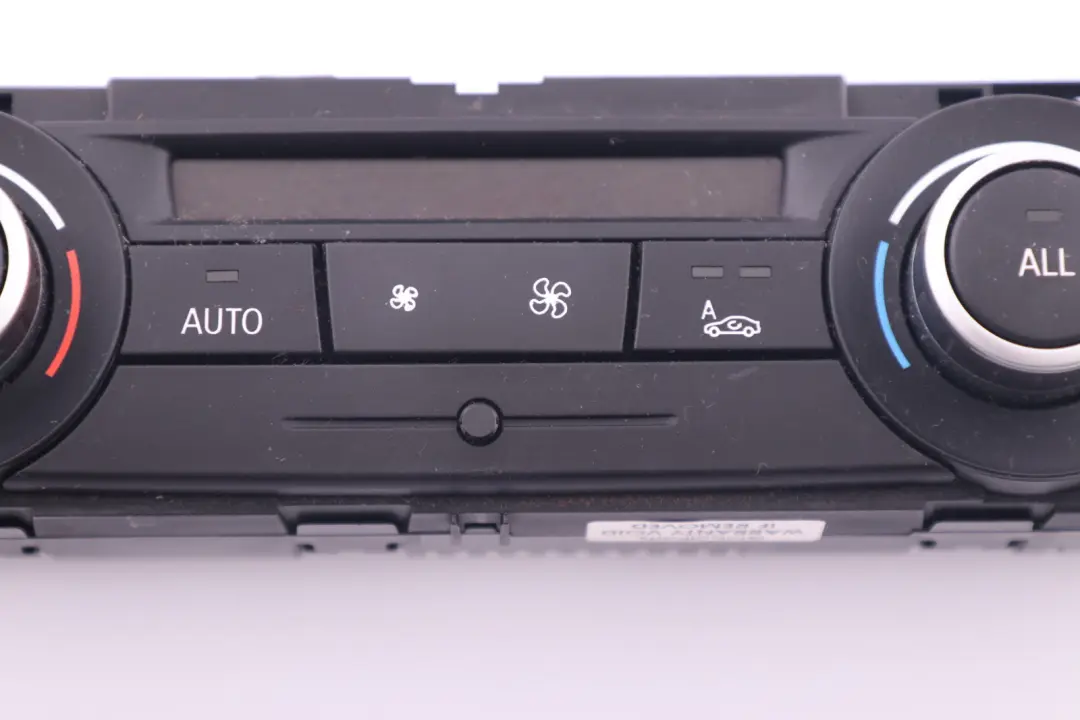 BMW E81 E87 E90 E91 E92 Control Automático del Aire Acondicionado - SKU 9242410 - Número de pieza 9242410
