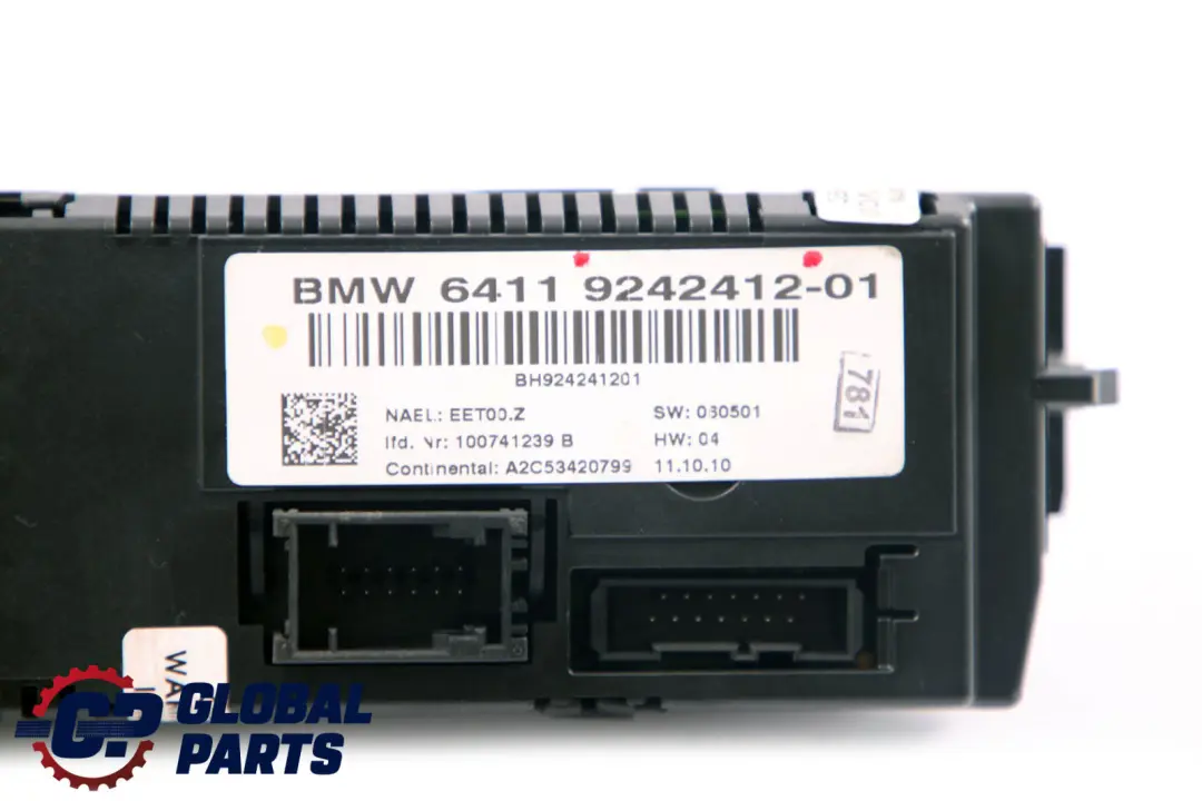 Bedienteil Klimaautomatik Klimaanlage Chrom Pearlgrey 92424 für BMW 3 er E92 E93 mit Teilenummer 9292267 BMW 3 er E92 E93 Bedienteil Klimaautomatik Klimaanlage Chrom Pearlgrey 92424 - SKU 9242412 - Teilenummer 9292267