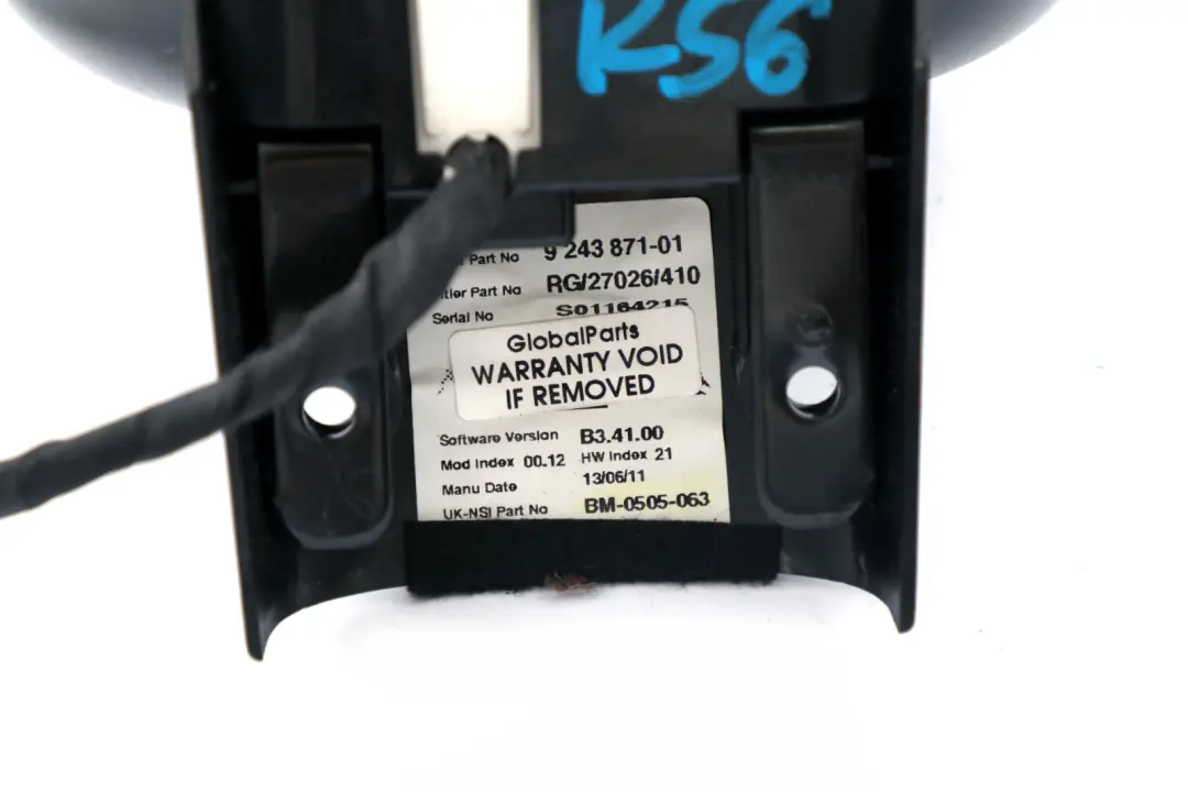 Rev Counter Tachometr Gauge to BMW Mini Cooper One R56 R57 R59 R60 R61 with Part number 9243871 BMW Mini Cooper One R56 R57 R59 R60 R61 Rev Counter Tachometr Gauge - SKU 9243871 - Part number 9243871