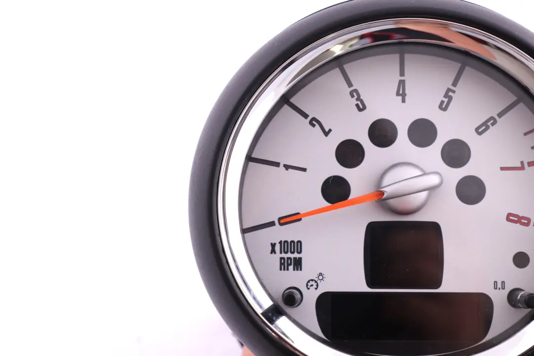 Tachometeranzeige Mini Cooper R56 R57 R59 Drehzahlmesser Chrom für mit Teilenummer 9243876 Tachometeranzeige Mini Cooper R56 R57 R59 Drehzahlmesser Chrom - SKU 9243876 - Teilenummer 9243876