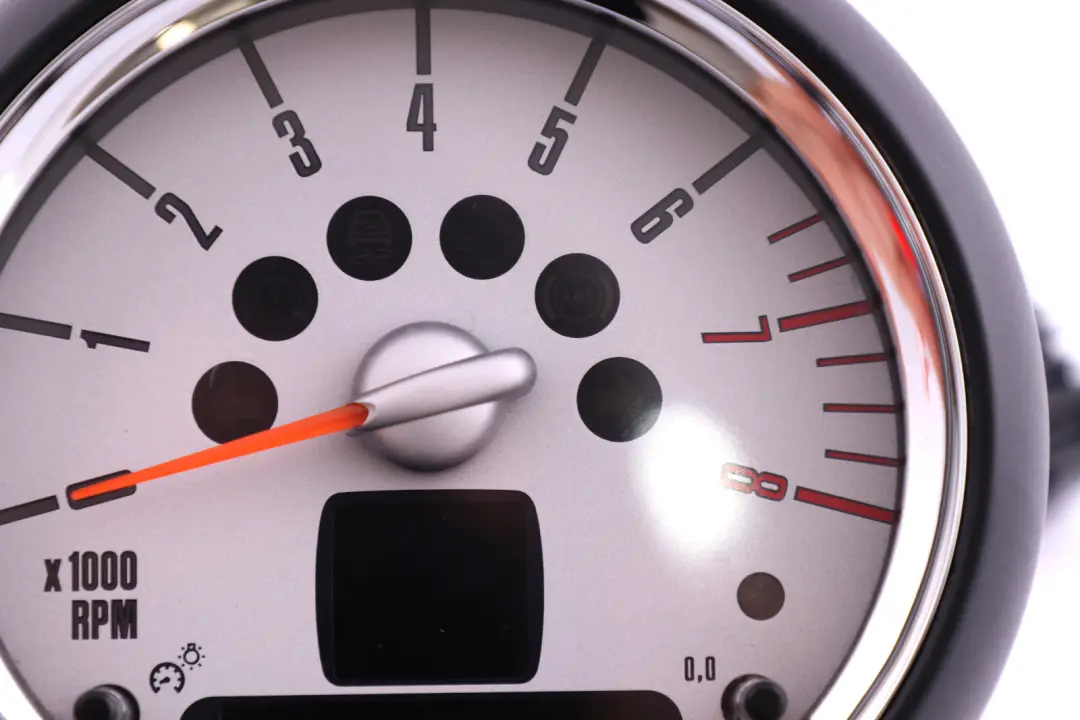 Tachymètre Mini Cooper R56 R57 R59 Revolution Counter Chrome pour à propos du numéro de pièce 9243876 Tachymètre Mini Cooper R56 R57 R59 Revolution Counter Chrome - SKU 9243876 - Numéro de pièce 9243876