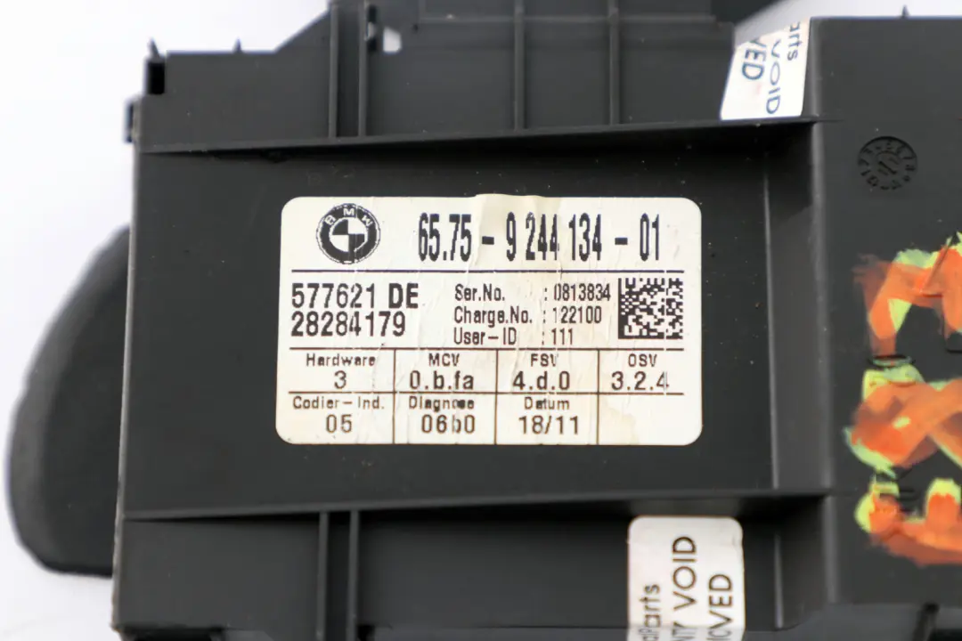 BMW X1 E81 E87 E90 E91 E92 Ultra Sonic Modulo Sistema Allarme - SKU 9244134 - Numero di parte 9244134