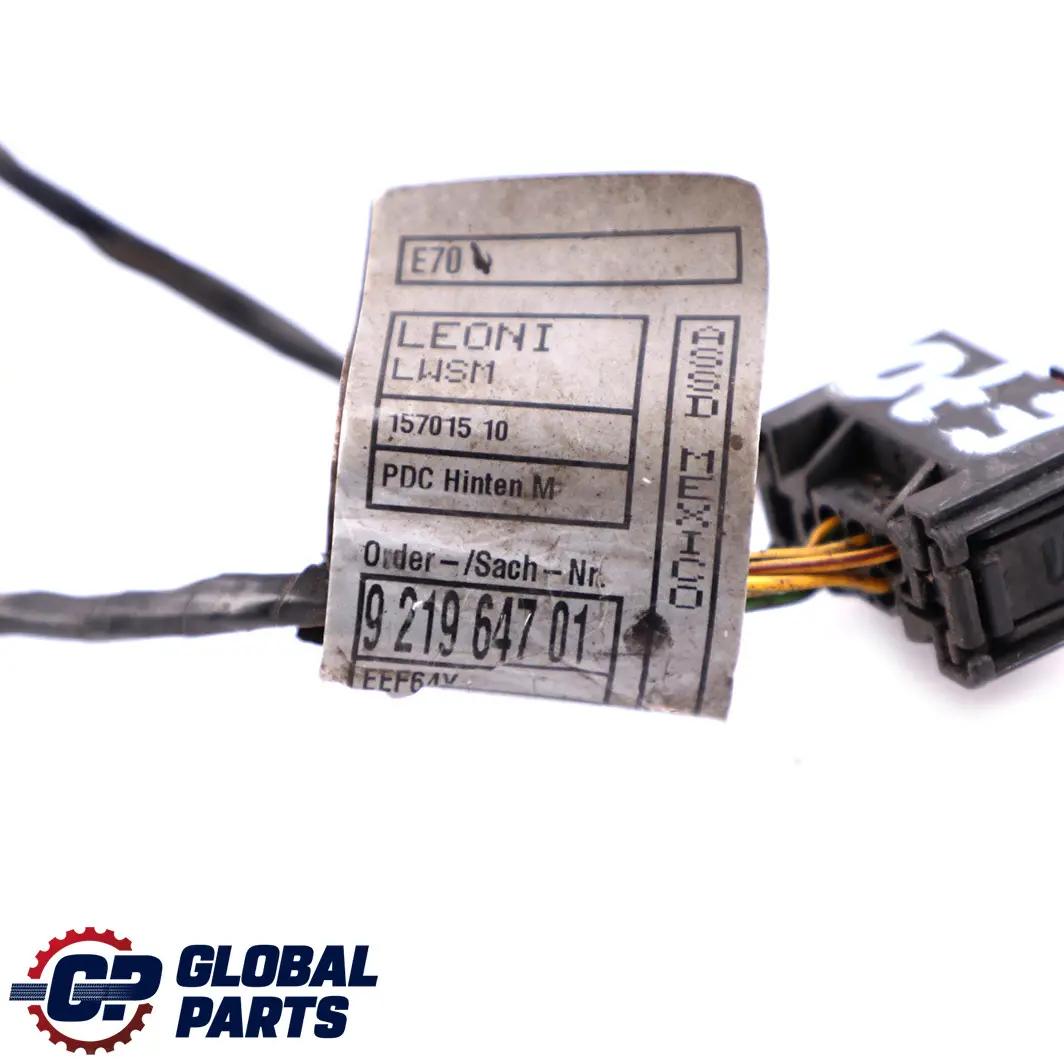 BMW X5 E70 Rear Bumper PDC Cables Wiring Loom Set 9219647 - SKU 9244426 - Part number 9244426