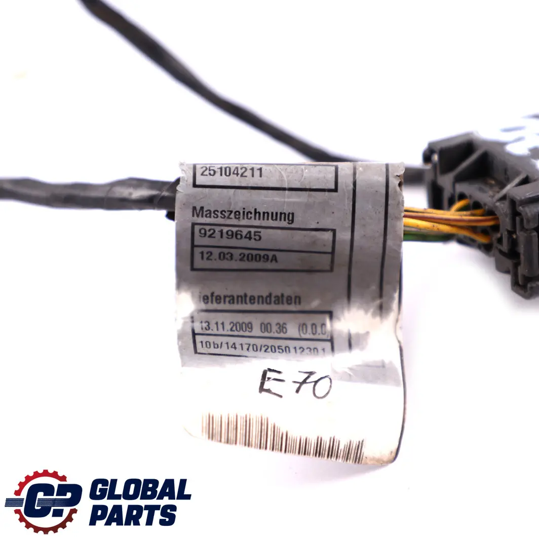 Parachoques Trasero PDC Cables Cableado Loom Set 9219647 para BMW X5 E70 con número de pieza 9244426 BMW X5 E70 Parachoques Trasero PDC Cables Cableado Loom Set 9219647 - SKU 9244426 - Número de pieza 9244426