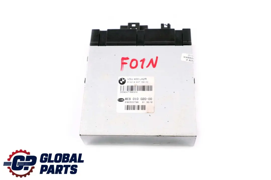 Módulo Unidad Transformador Voltaje VSU400 para BMW F01 F02 LCI F07 GT con número de pieza 9247159 BMW F01 F02 LCI F07 GT Módulo Unidad Transformador Voltaje VSU400 - SKU 9247159 - Número de pieza 9247159