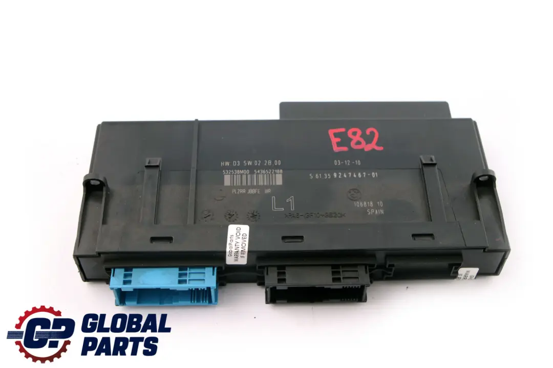 ECU Moduł Sterownik Komfortu do BMW E82 o numerze 9247467 BMW E82 ECU Moduł Sterownik Komfortu - SKU 9247467 - Numer Części 9247467