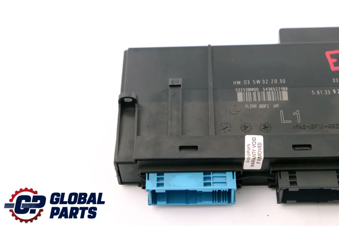ECU Body Control Module Unit PL2RR JBBFE L1 6135 to BMW E82 with Part number 9247467 BMW E82 ECU Body Control Module Unit PL2RR JBBFE L1 6135 - SKU 9247467 - Part number 9247467