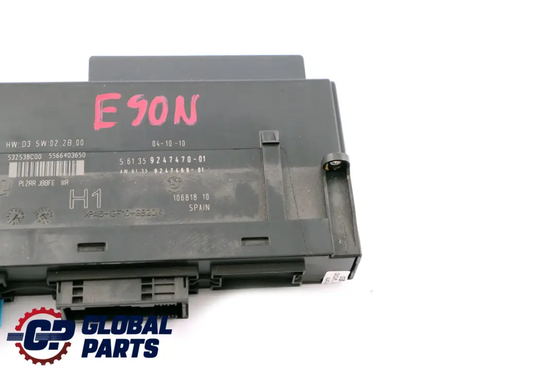 Caja De Conexiones Módulo De Control Del Cuerpo Unidad para BMW E90 LCI con número de pieza 9247470 BMW E90 LCI Caja De Conexiones Módulo De Control Del Cuerpo Unidad - SKU 9247470 - Número de pieza 9247470