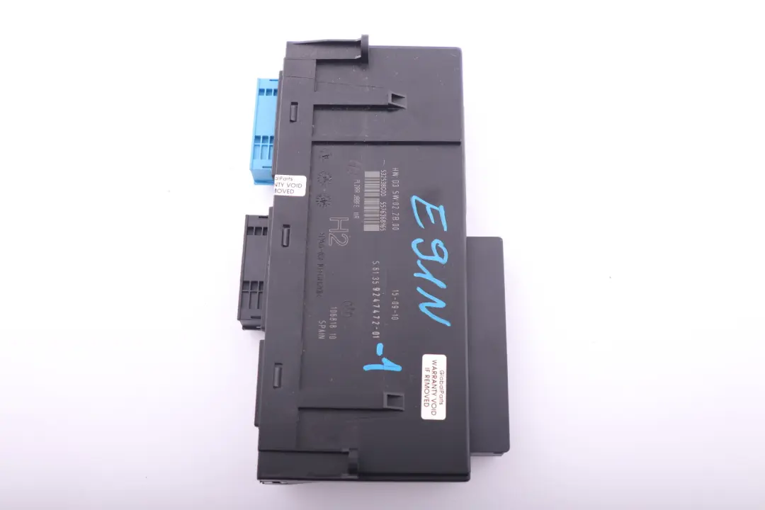 BMW E91N LCI Steuergerät Steuermodul Anschlussdose H2 - SKU 9247472-1 - Teilenummer 9247472