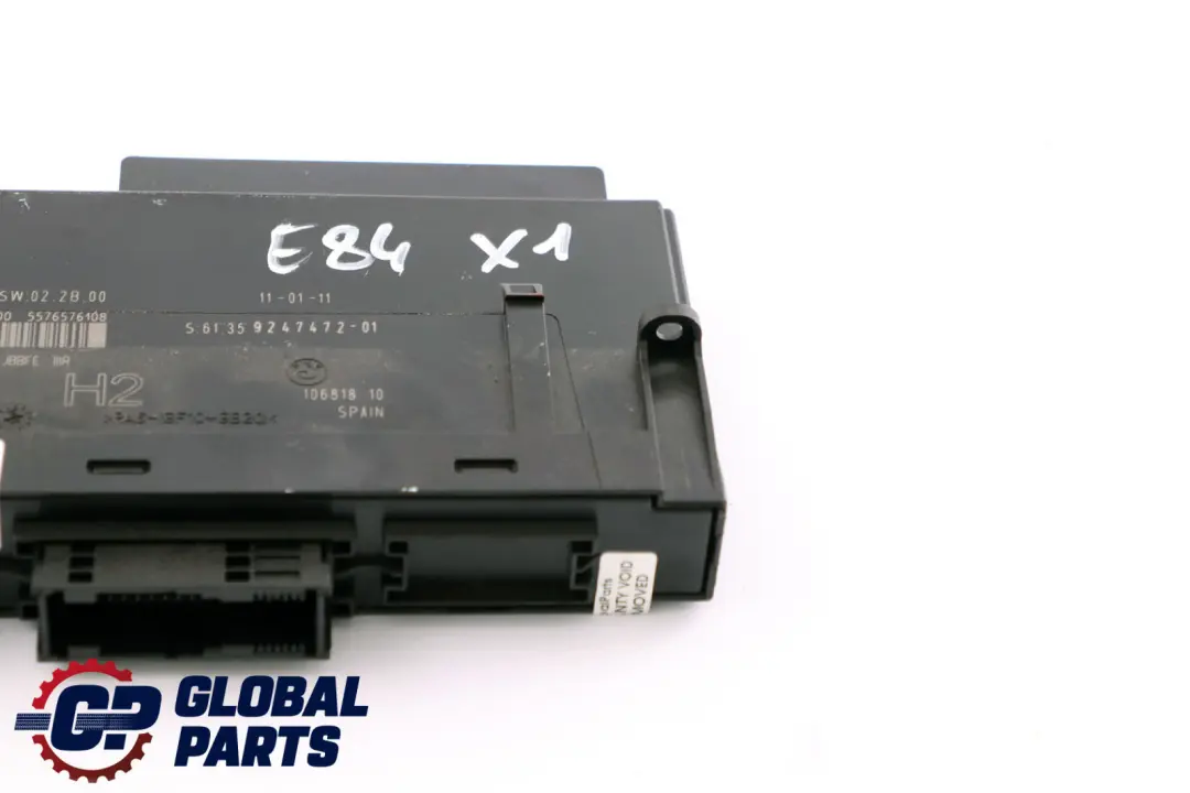 BMW X1 Series E84 ECU Body Control Module Junction Box H2 - SKU 9247472-2 - Numéro de pièce 9247472