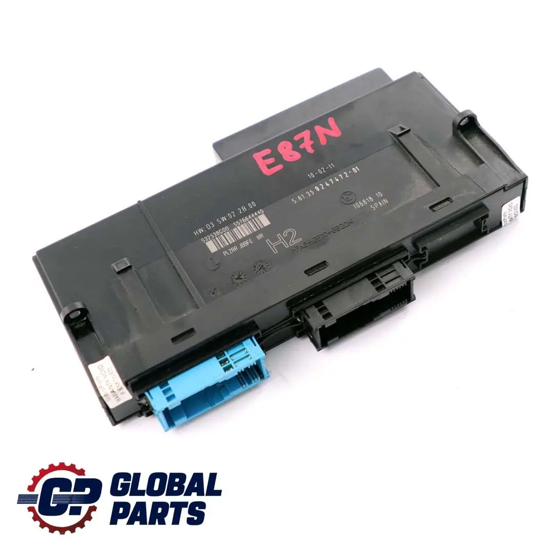 BMW E87 LCI ECU Body Control Module Junction Box H2 PL2RR - SKU 9247472 - Part number 9247472
