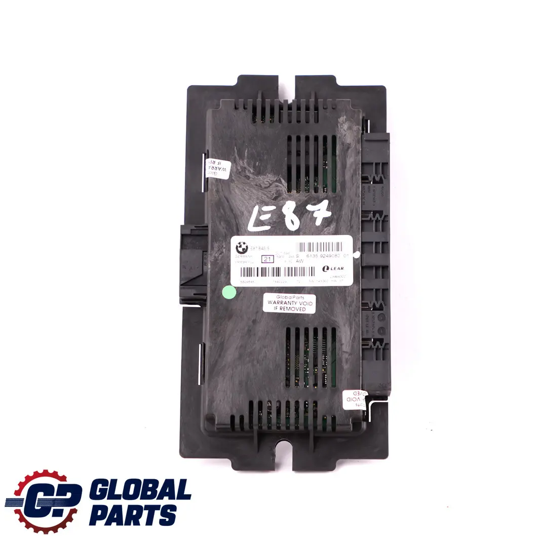 Module de commande de l'éclairage de l'habitacle Lear FRM3R PL2 pour BMW E87 à propos du numéro de pièce 9249080 BMW E87 Module de commande de l'éclairage de l'habitacle Lear FRM3R PL2 - SKU 9249080 - Numéro de pièce 9249080