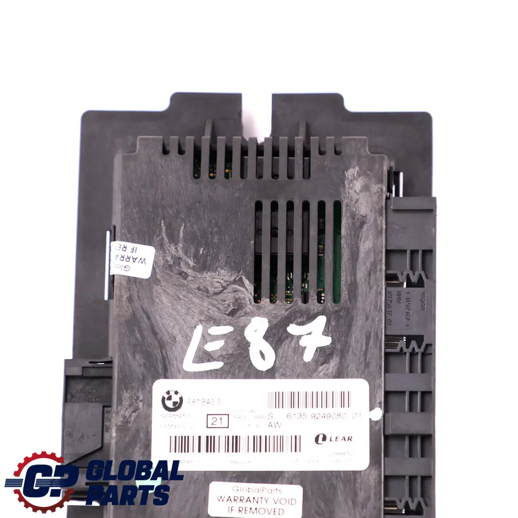 BMW E87 Module de commande de l'éclairage de l'habitacle Lear FRM3R PL2 - SKU 9249080 - Numéro de pièce 9249080