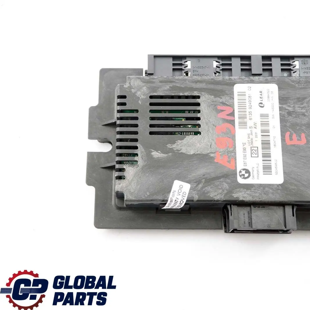 Footwell Light Control Module FRM3R PL2 Lear BMW E93 - SKU 9249081 - Part number 9249081