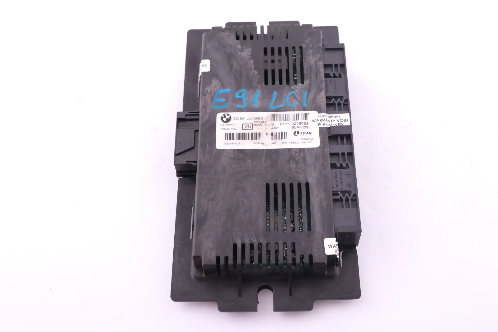 BMW E91 LCI Footwell Light Control Module LCM LED Basis 9249083