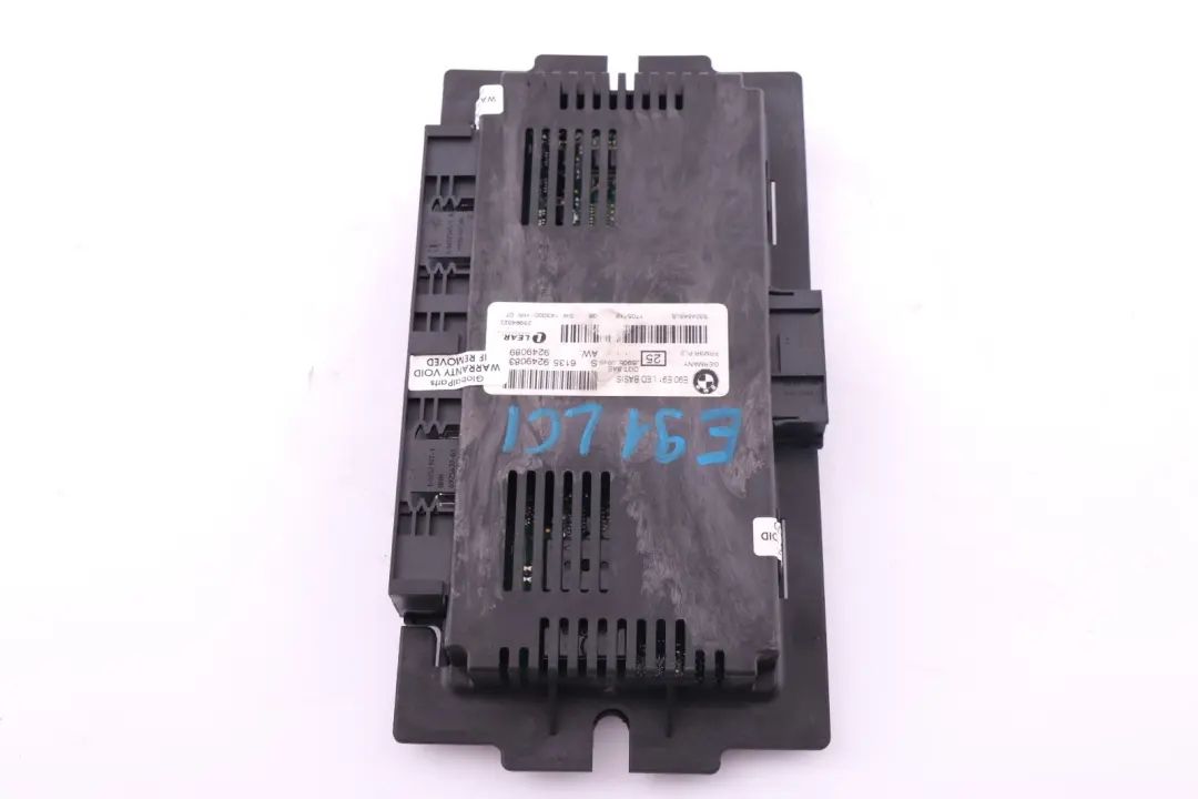Módulo de Control de Luz de Pie LCM LED para BMW E91 LCI con número de pieza 9249083 BMW E91 LCI Módulo de Control de Luz de Pie LCM LED - SKU 9249083 - Número de pieza 9249083