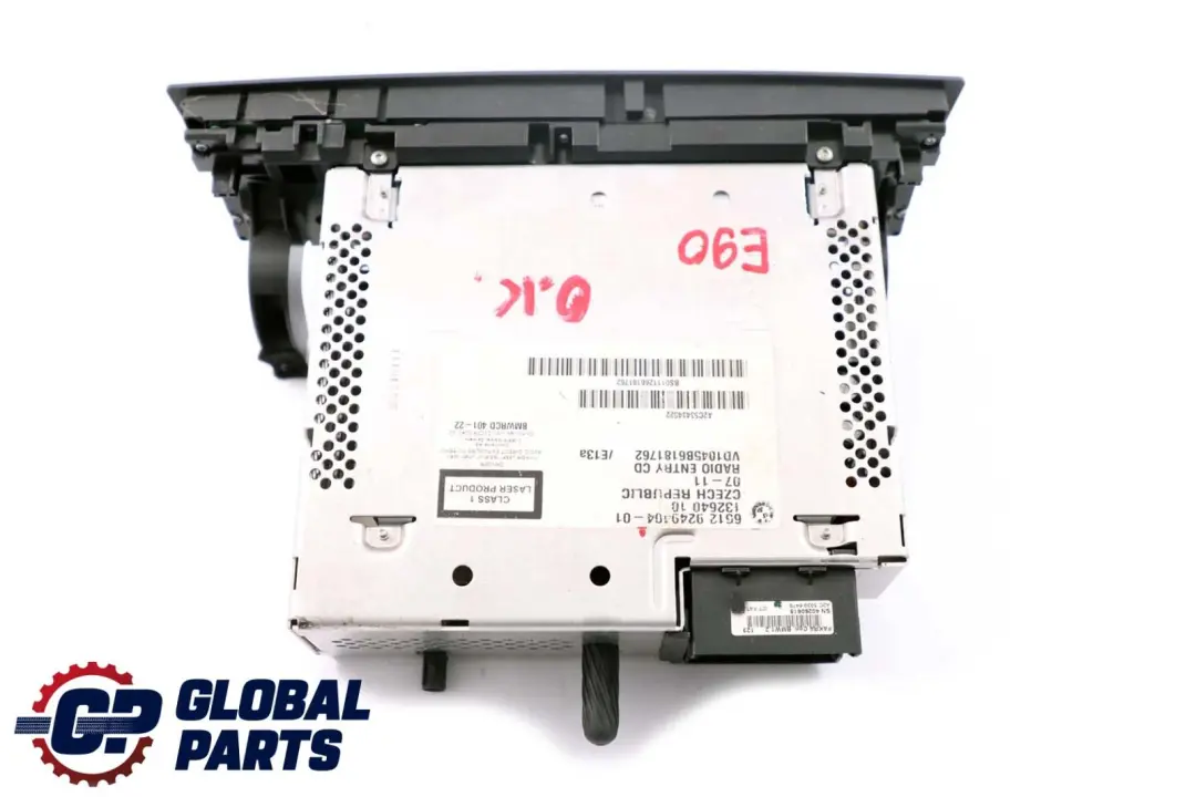 Radio Business Unit BMW E81 E87 E90 E91 LCI E92 E93 CD - SKU 9249404 - Part number 9236531