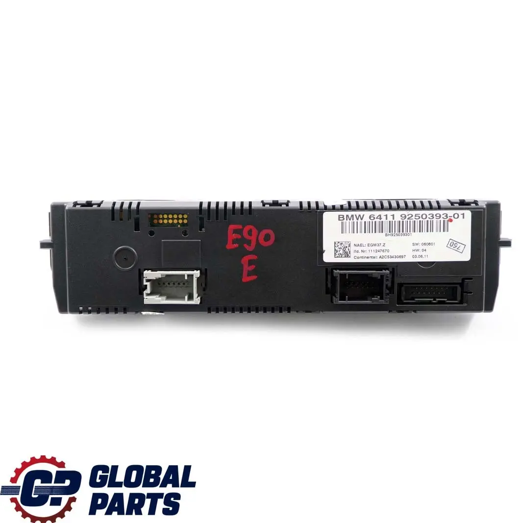 BMW E81 E87 E90 E91 A/C Automatic Air Conditioning Controls Panel - SKU 9250393 - Part number 9292262