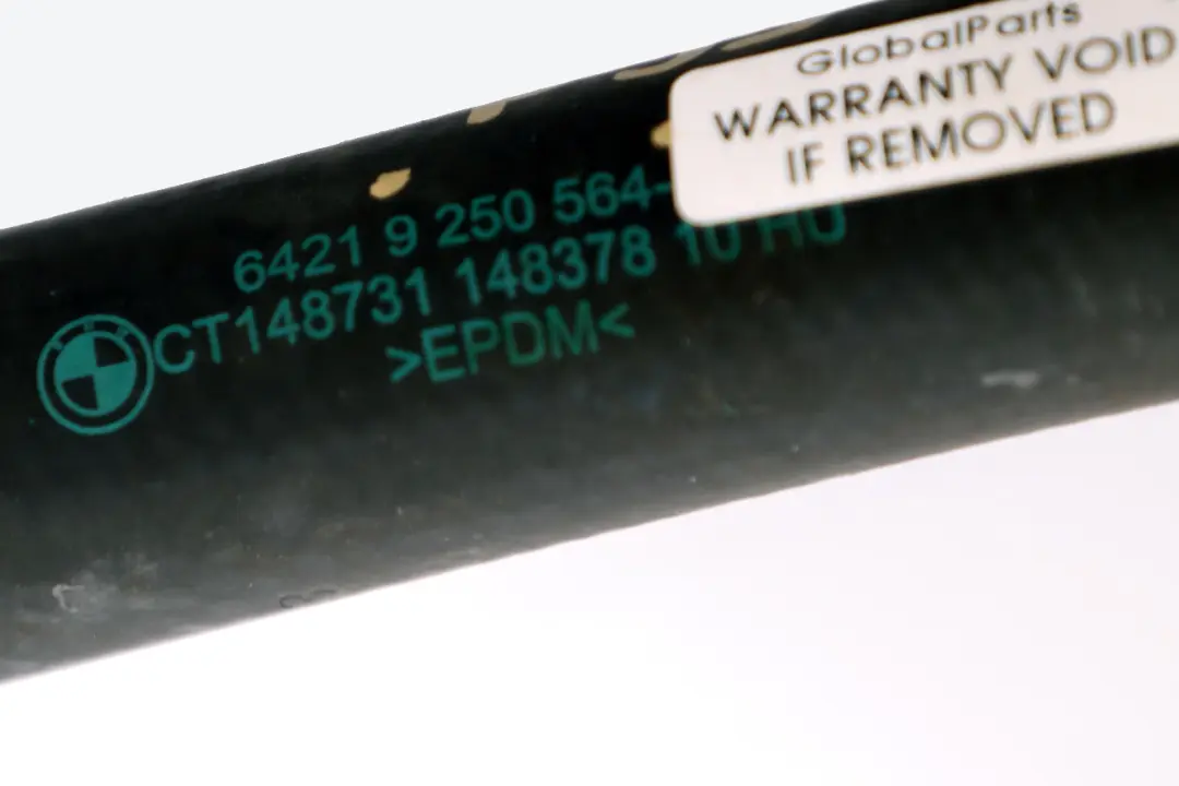 Cooling System Coolant Return Hose Pipe to Mini F54 F55 F56 F57 F60 with Part number 9250564 Mini F54 F55 F56 F57 F60 Cooling System Coolant Return Hose Pipe - SKU 9250564 - Part number 9250564