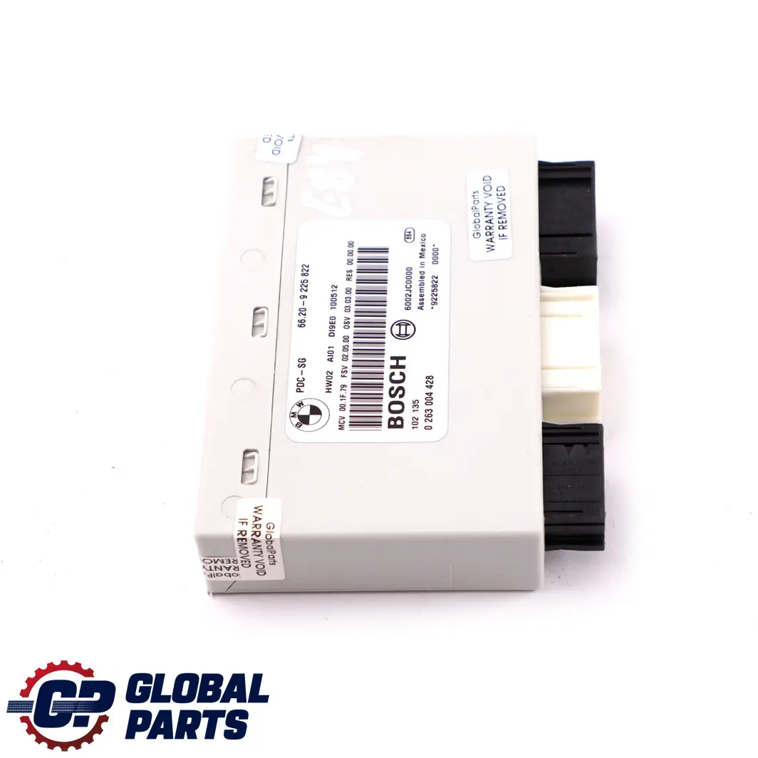 BMW X1 E84 PDC Capteur Module De Contrôle De Stationnement ECU 9225822 - SKU 9252636 - Numéro de pièce 9252636