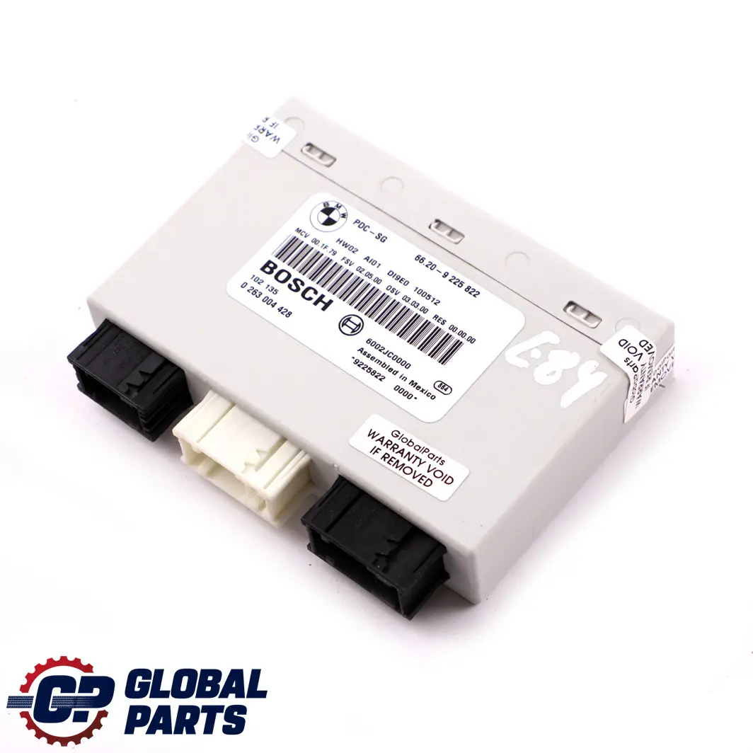 BMW X1 E84 PDC Capteur Module De Contrôle De Stationnement ECU 9225822 - SKU 9252636 - Numéro de pièce 9252636