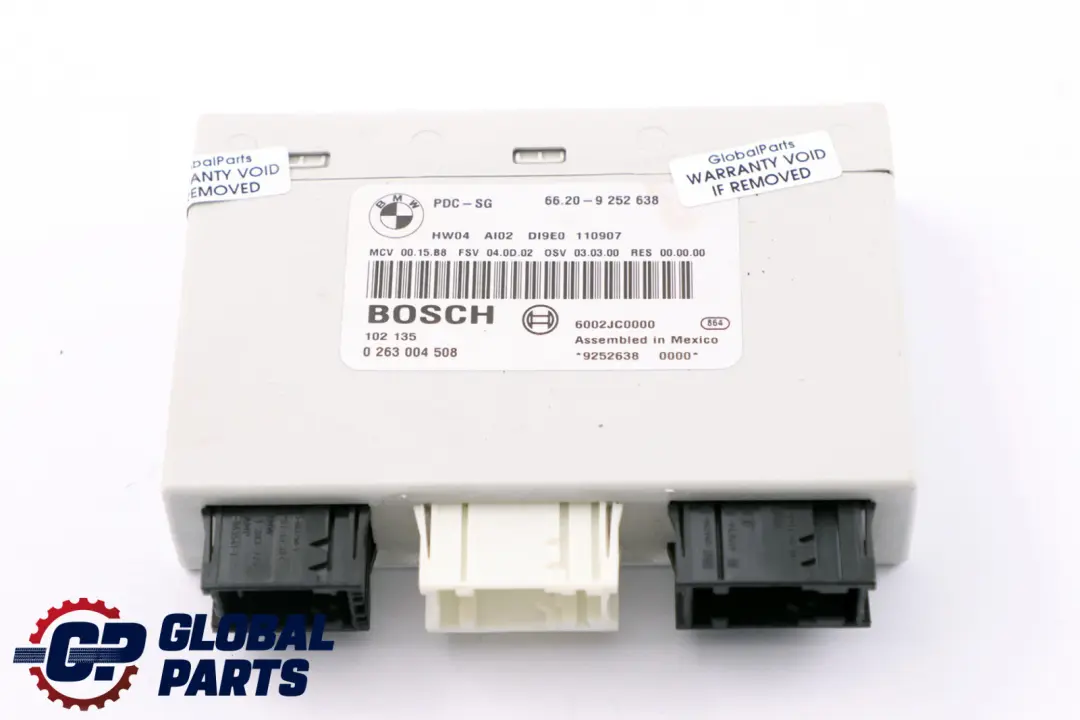 Centralina dei Sensori di Parcheggio PDC per BMW E81 E82 E87 E88 E90 E91 E92 E93 con numero di parte 9252638 BMW E81 E82 E87 E88 E90 E91 E92 E93 Centralina dei Sensori di Parcheggio PDC - SKU 9252638 - Numero di parte 9252638