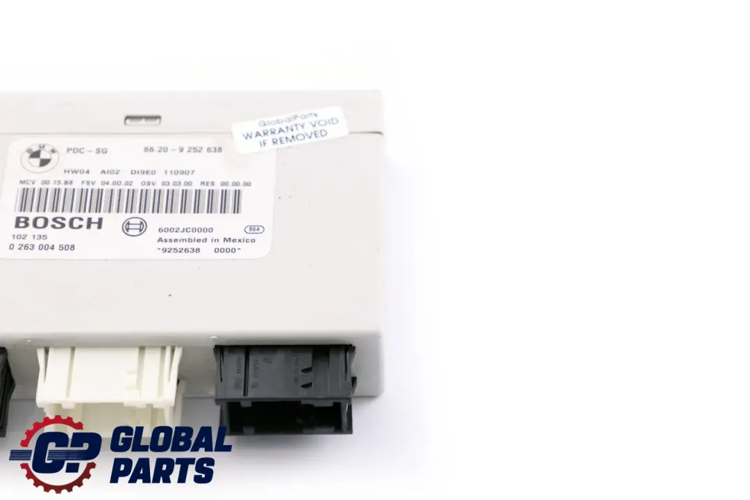 Centralina dei Sensori di Parcheggio PDC per BMW E81 E82 E87 E88 E90 E91 E92 E93 con numero di parte 9252638 BMW E81 E82 E87 E88 E90 E91 E92 E93 Centralina dei Sensori di Parcheggio PDC - SKU 9252638 - Numero di parte 9252638