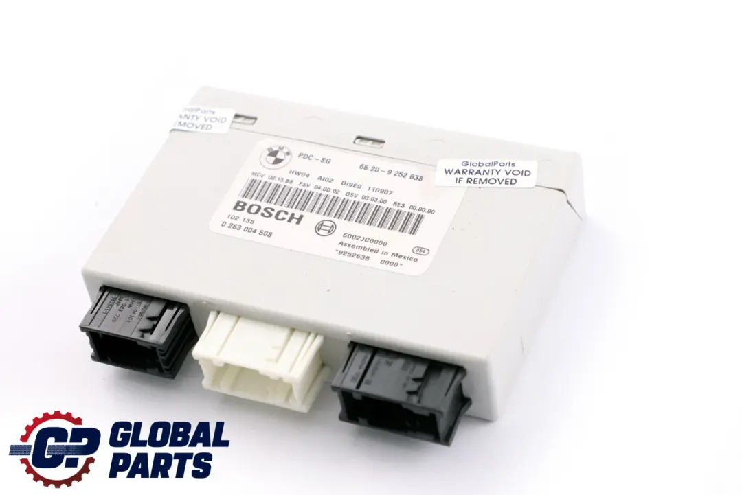 Centralina dei Sensori di Parcheggio PDC per BMW E81 E82 E87 E88 E90 E91 E92 E93 con numero di parte 9252638 BMW E81 E82 E87 E88 E90 E91 E92 E93 Centralina dei Sensori di Parcheggio PDC - SKU 9252638 - Numero di parte 9252638