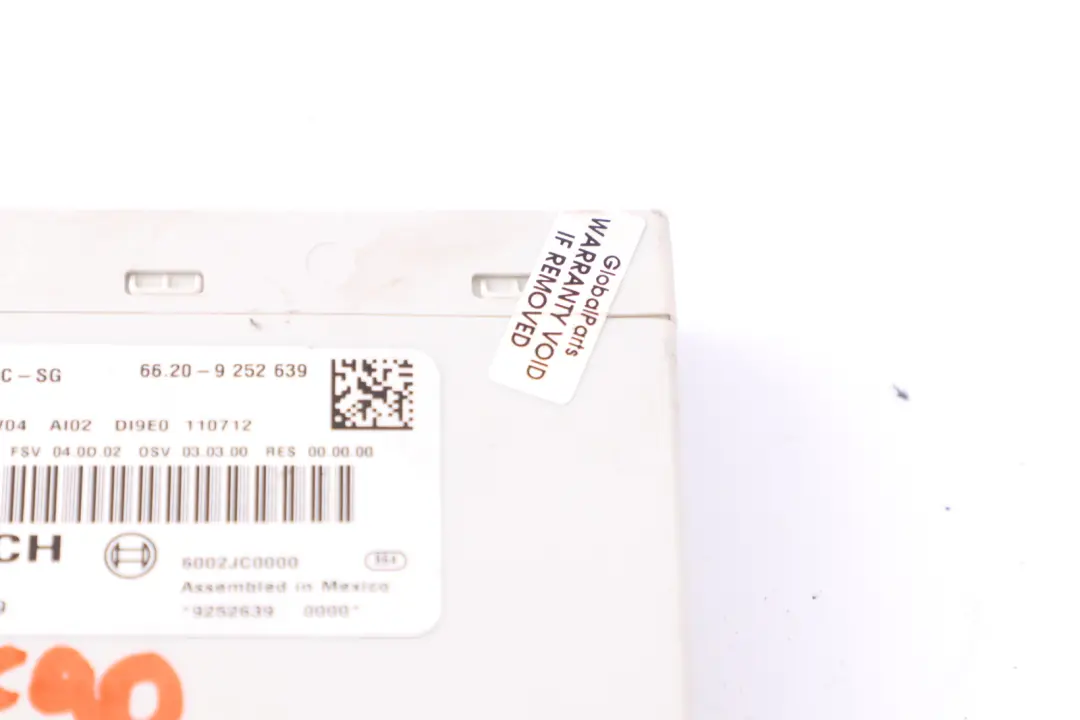 Appareil de Commande Pdc Actif pour BMW E81 E84 E87 E90 E91 à propos du numéro de pièce 9252639 BMW E81 E84 E87 E90 E91 Appareil de Commande Pdc Actif - SKU 9252639 - Numéro de pièce 9252639