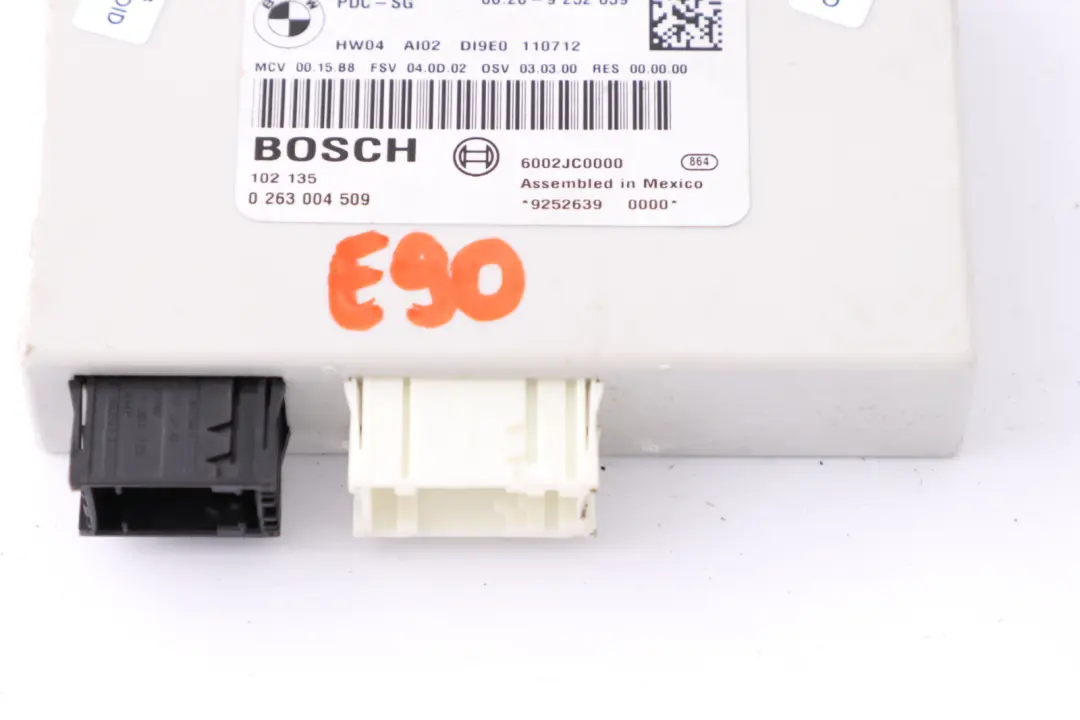 Moduł Sterownik PDC do BMW E81 X1 E84 E87 E90 o numerze 9252639 BMW E81 X1 E84 E87 E90 Moduł Sterownik PDC - SKU 9252639 - Numer Części 9252639