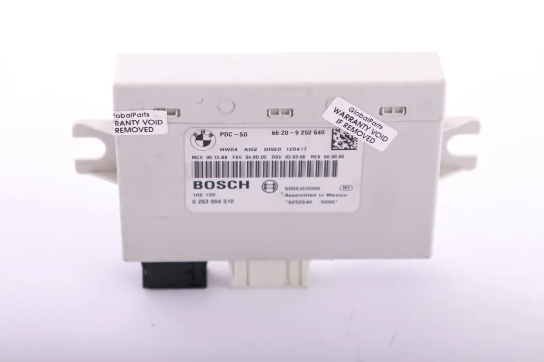 Control Unit PDC Parking Sensor Module pour Mini Cooper R55 R56 R57 R60 R61 à propos du numéro de pièce 9252640 Mini Cooper R55 R56 R57 R60 R61 Control Unit PDC Parking Sensor Module - SKU 9252640 - Numéro de pièce 9252640