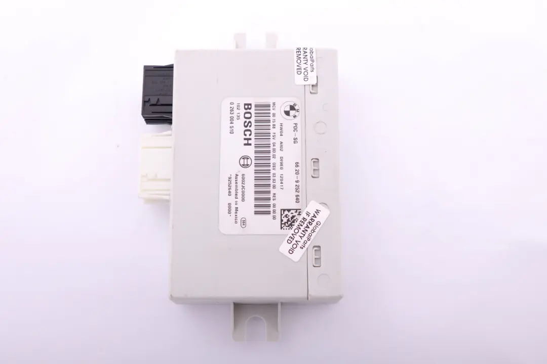 Unidad control PDC Módulo sensor aparcamiento para Mini Cooper R55 R56 R60 con número de pieza 9252640 Mini Cooper R55 R56 R60 Unidad control PDC Módulo sensor aparcamiento - SKU 9252640 - Número de pieza 9252640