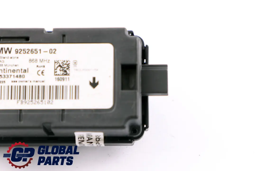 Radio Remote Control Receiver 868 MHZ BMW 1 2 3 Series F20 F21 F22 F30 - SKU 9252651 - Part number 9252651